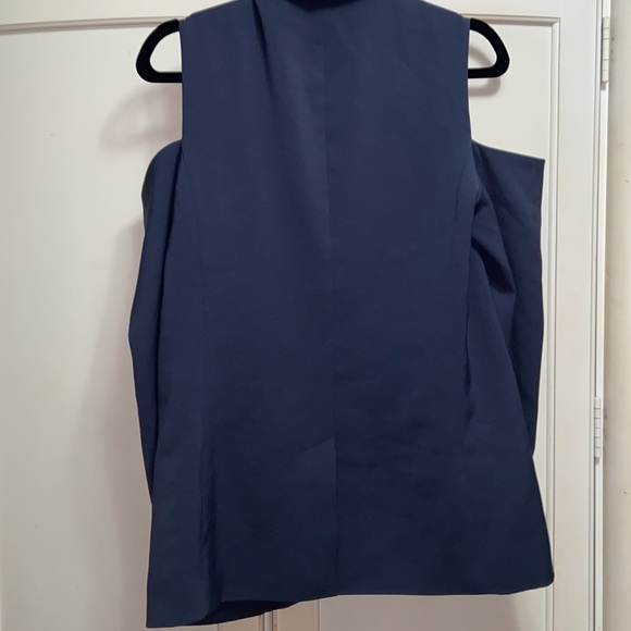 Halston cold shoulder blazer S - Picture 8 of 9